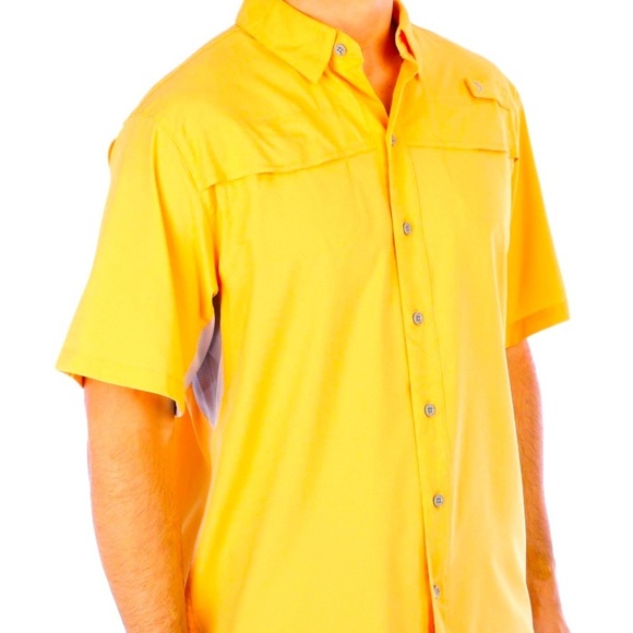 Reel Legends mariner II yellow mesh shirt xl - Picture 14 of 14